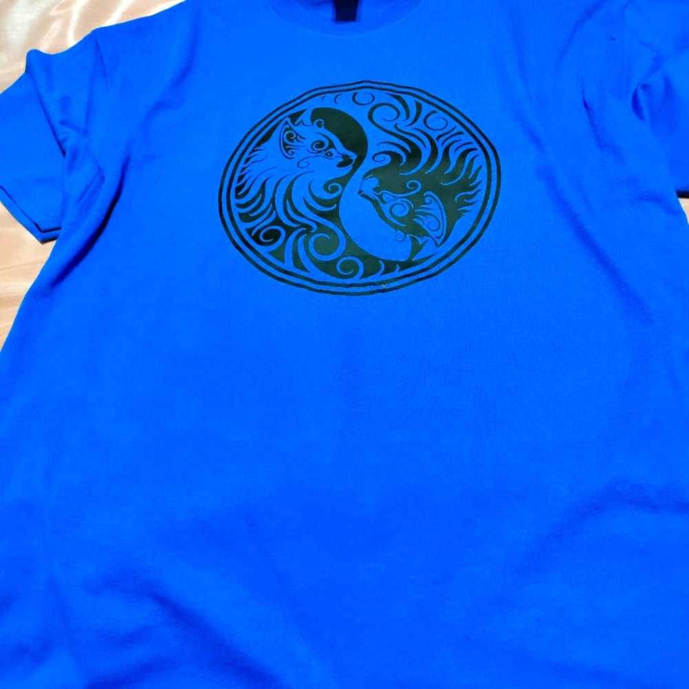 Cat Ying-Yang XL T-shirt